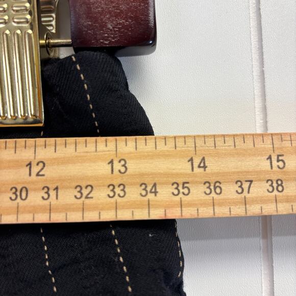 Vintage Harris Wallace Academia 90s Wool Embroidered Bubble Pants Size 10 Smart - Picture 4 of 9